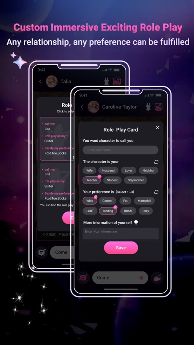 Tickle Talk: 18+ AI Chat Play Screenshot