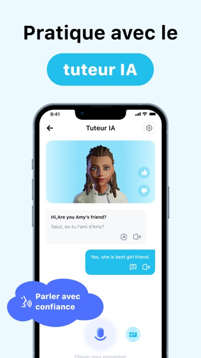 Screenshot #2 pour Hablo: Parlez anglais de l'IA