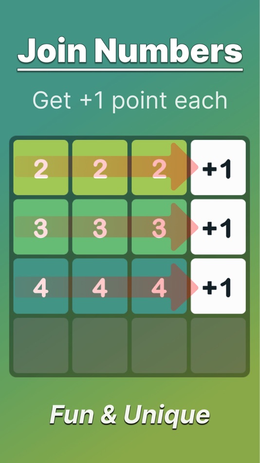 #1. Merge Number Puzzle 234+ (iOS) Podle: Hung Do