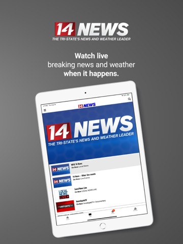 14 NEWS WFIE iPad screenshot
