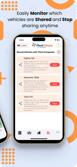 Fleet2Share screenshot 1