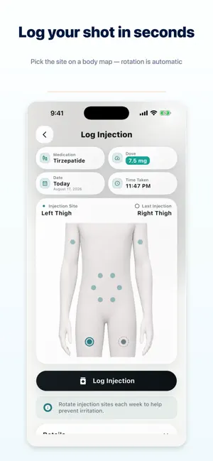 GLP-1 Logbook: Shot Tracker screenshot 3