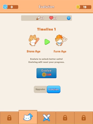 Cat Warriors March iPad screenshot