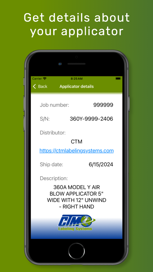 #2. CTM S/N (iOS) Podle: CTM Integration, Inc.