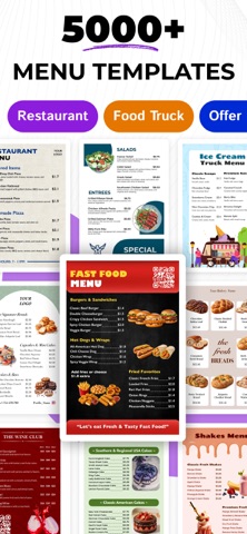 Menu Maker - Food & Restaurant screenshot