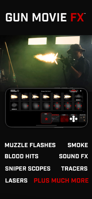 【iOS APP】Gun Movie FX 製作簡單的槍戰影片~軍火特效影像編輯軟體 – Dr.愛瘋 APP Navi