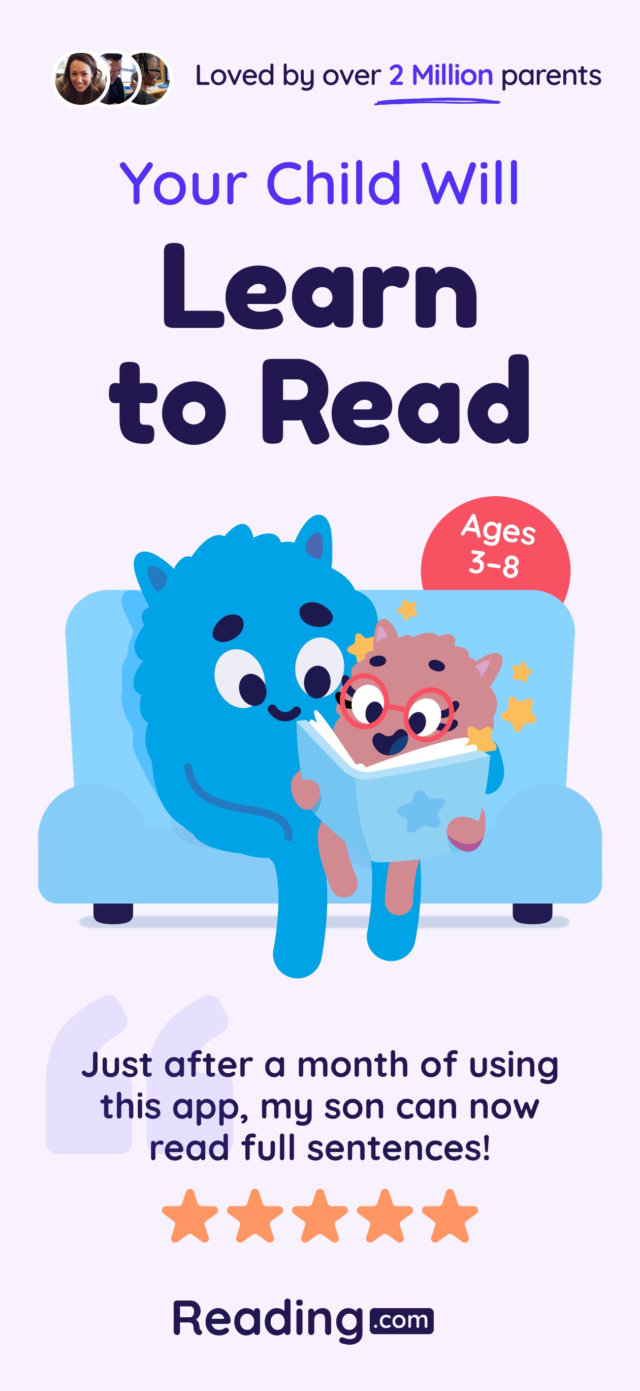 Learn to Read - Reading.com screenshot 1
