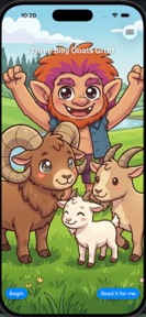 Three Billy Goats Gruff screenshot