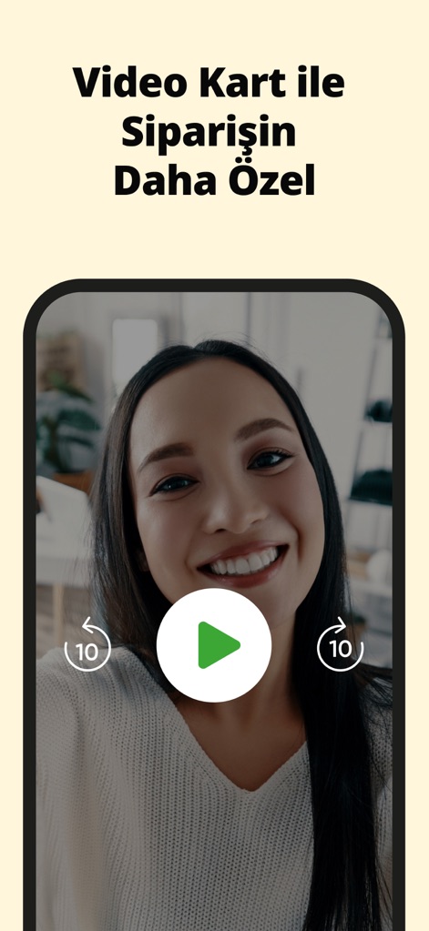 Çiçeksepeti - Çiçek & Hediye - Cet outil offre la possibilité d'ajouter une carte vidéo personnalisée à chaque commande, avec des options claires pour l'enregistrement et la relecture.