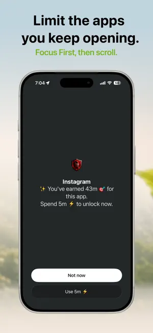 FocusFirst Screen Time Control screenshot 4