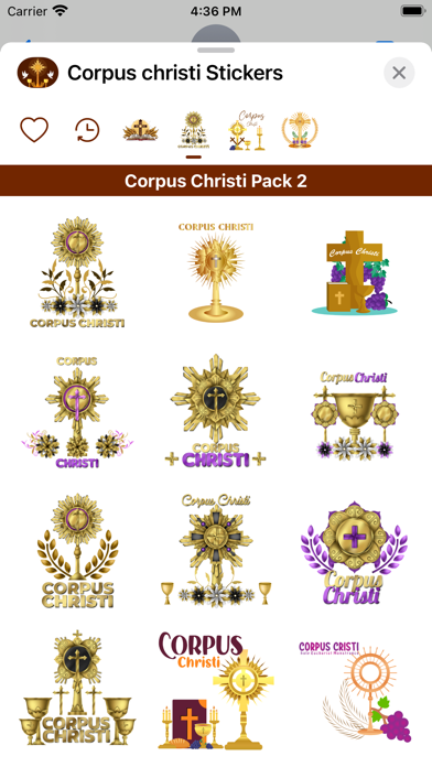 Screenshot #2 pour Corpus Christi Stickers