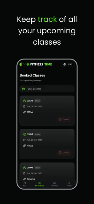 Fitness Time Mobile screenshot 2