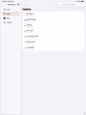 App screenshot