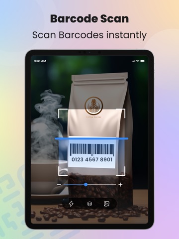 QR Code Scan &Barcode Generate iPad screenshot
