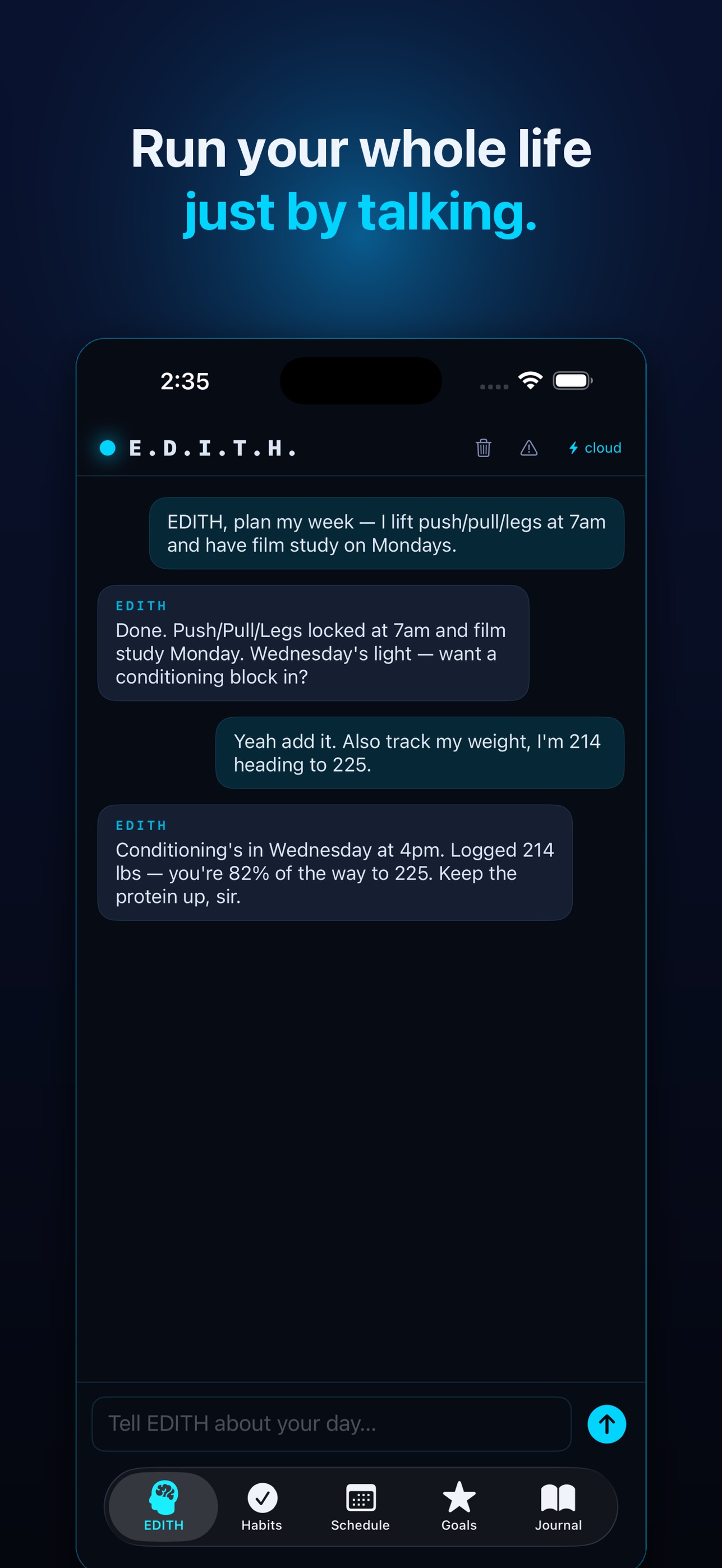 Screenshot 2 of MyEdith: AI Life Coach