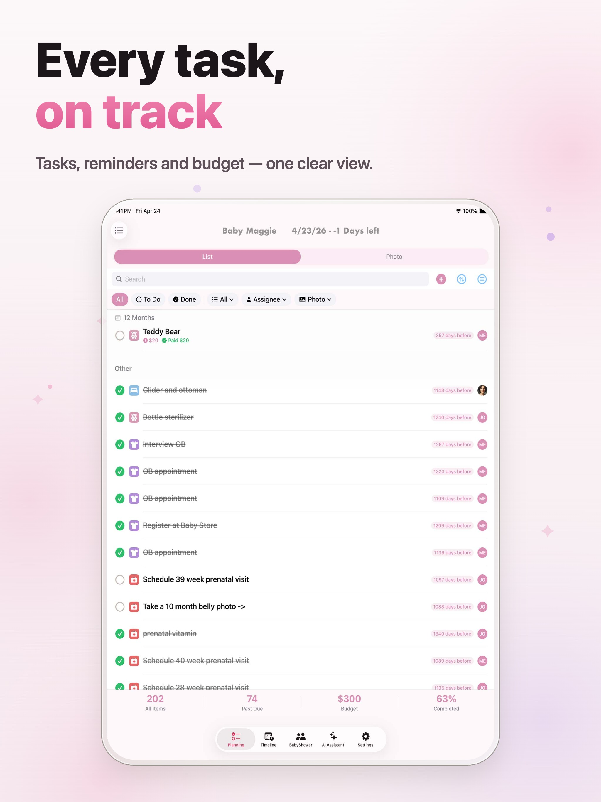 Pregnancy Organizer & Tracker screenshot 12