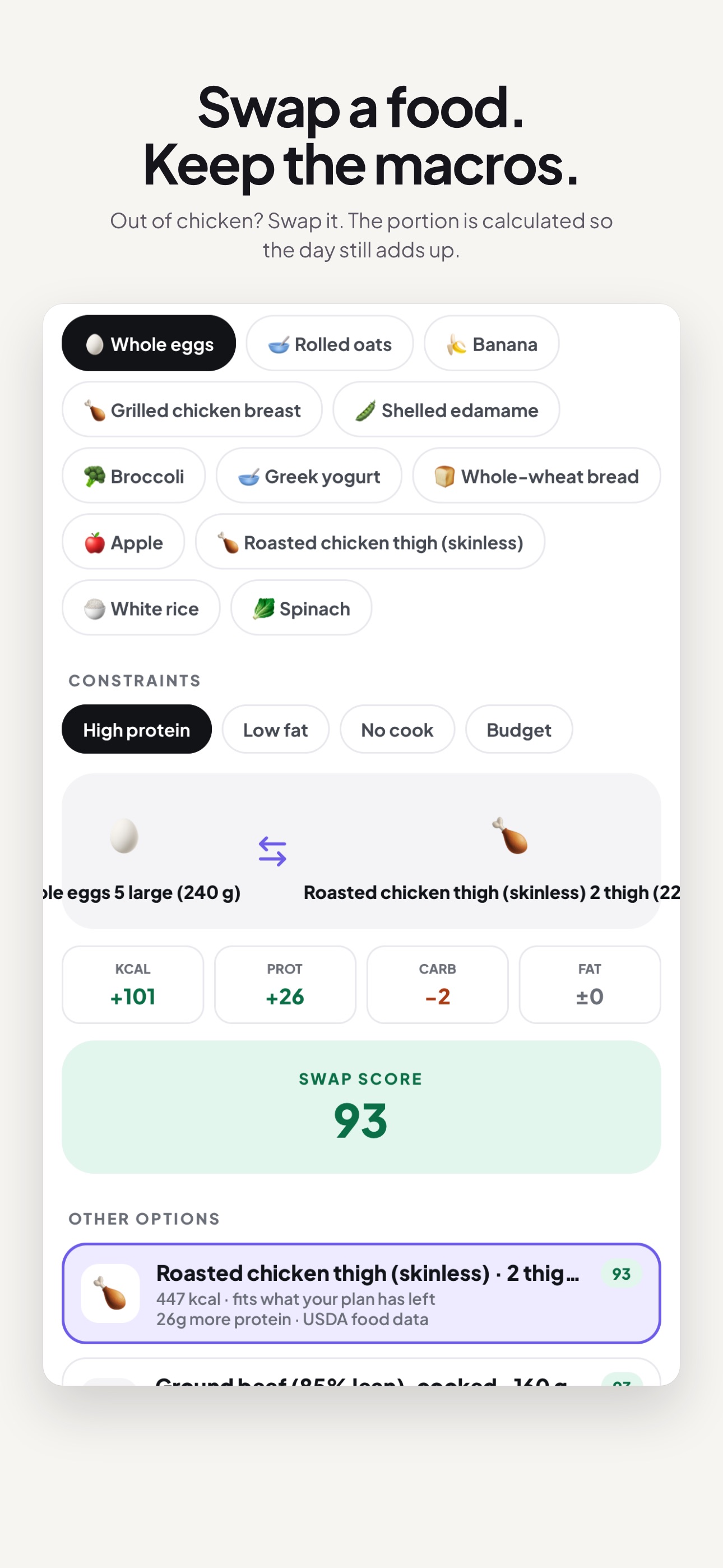 Screenshot 2 of Holdfast: Meal Plan Tracker