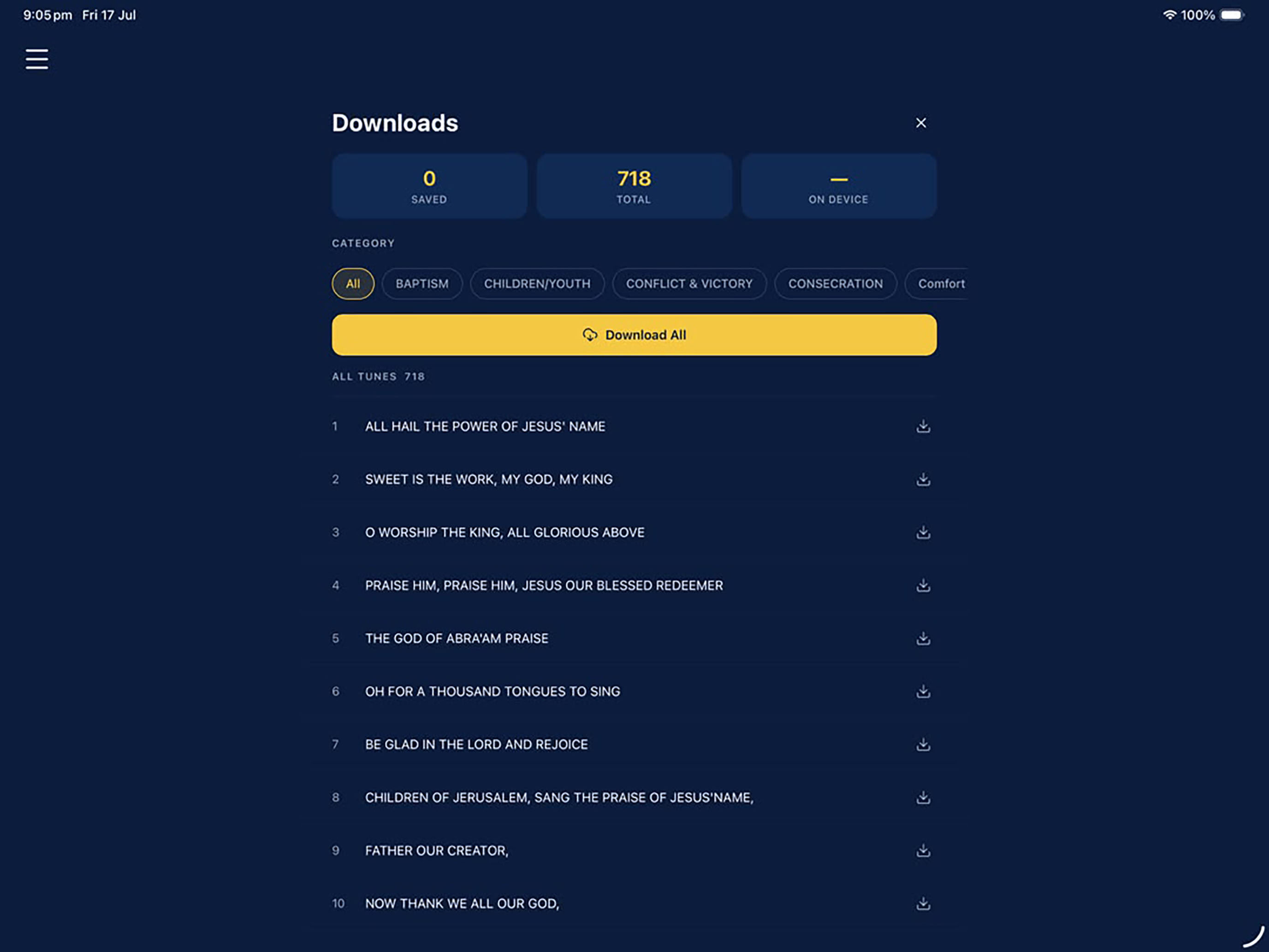 CGMINT HYMNAL screenshot 12