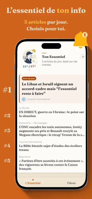 Facteur, ton journal de l'actu screenshot 3 of 10
