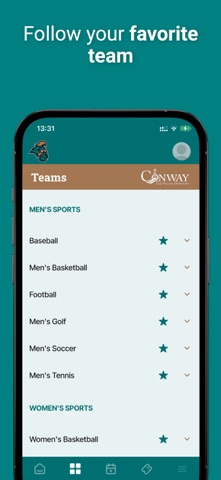 Coastal Carolina Chanticleers iPhone screenshot