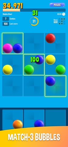 Bubble Grid: relaxing puzzle Screenshot 1 of 8