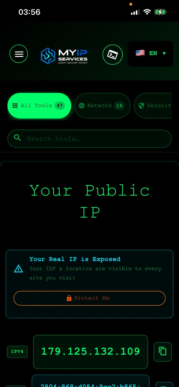 Screenshot #2 pour My IP Services