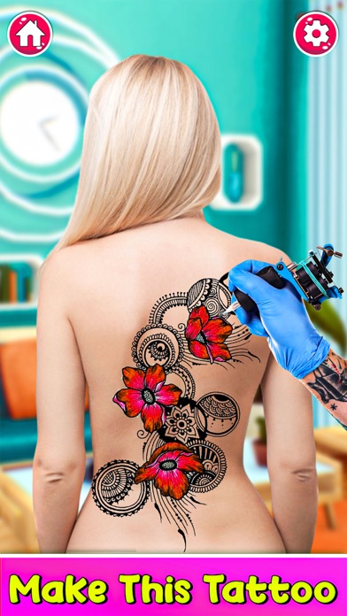 Tattoo Salon Ink Master Game Screenshot