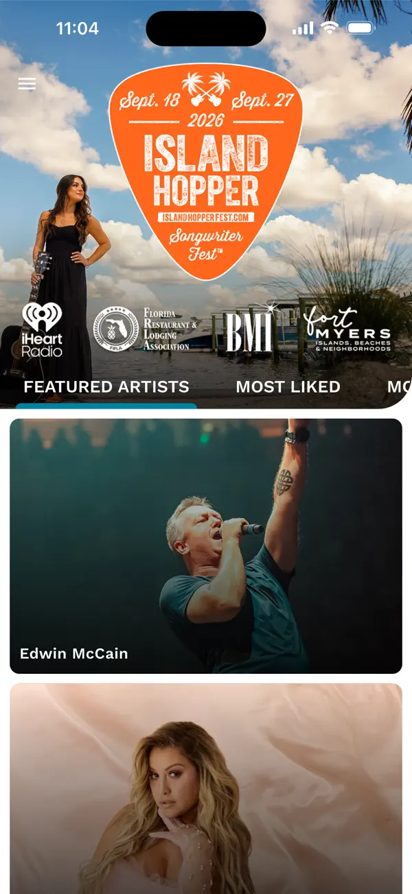 Screenshot #1 pour Island Hopper Songwriter Fest