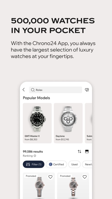 Chrono24 | Luxury Watch Market Screenshot