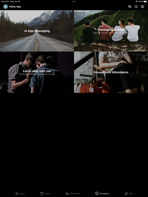 Valley Chapel iPad screenshot 4 - Lifestyle app
