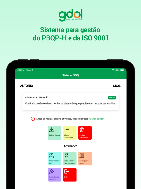 Screenshot #4 pour SGQ Serviços