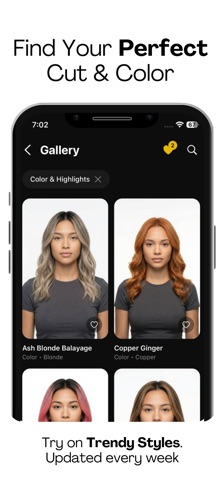 GlamCut: AI Hairstyle Changer screenshot