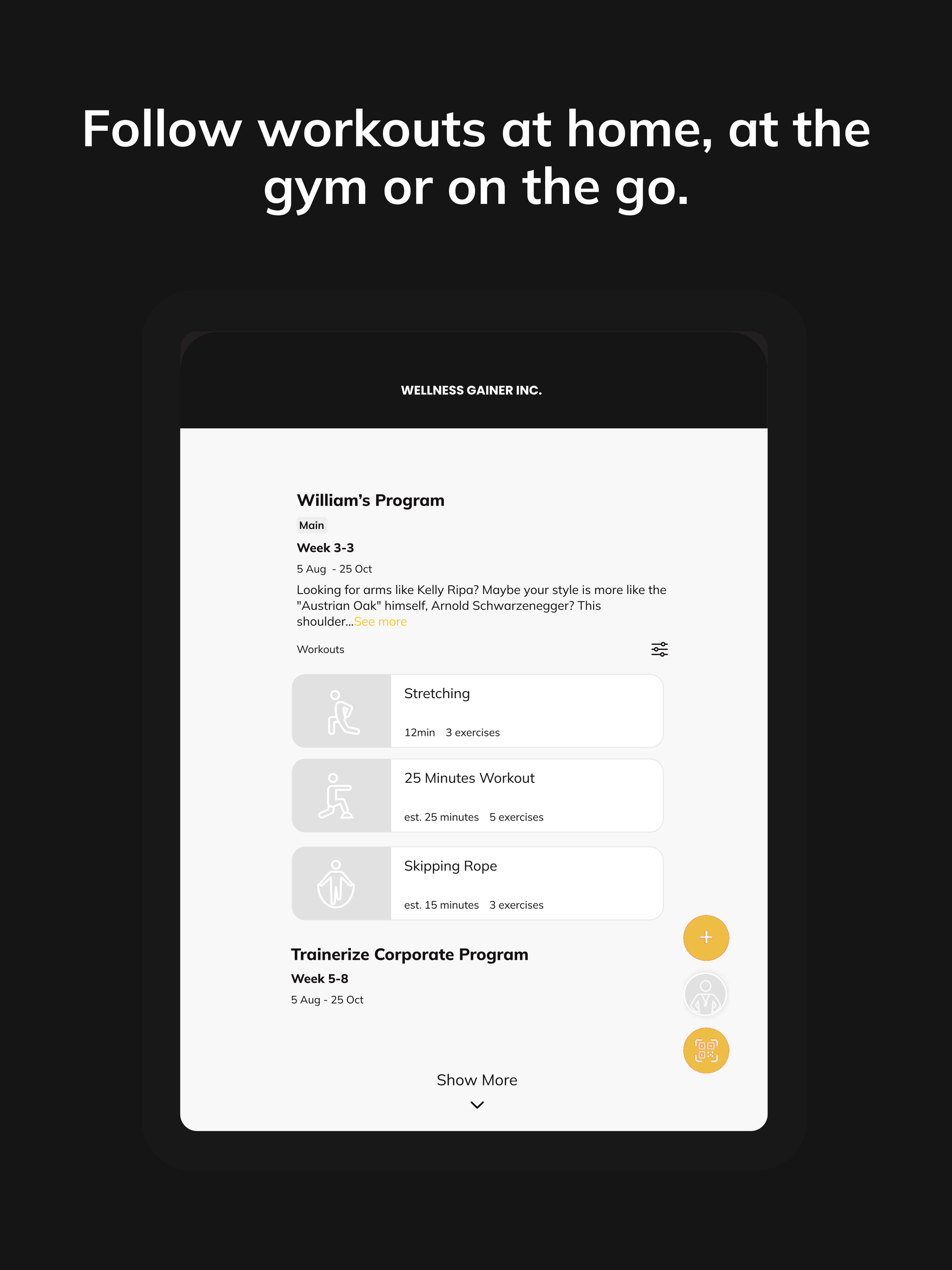 WellnessGainer screenshot 9