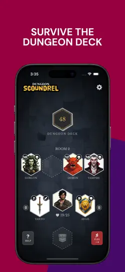 Screenshot von Dungeon Scoundrel auf dem iPhone 1