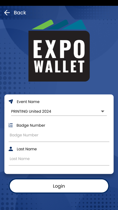 PRINTING United Expo Wallet Screenshot