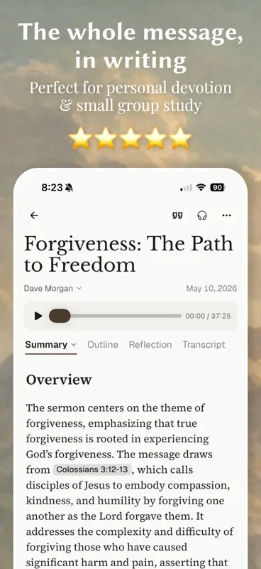 Sermon Scribe: Bible Notetaker screenshot 2 of 9