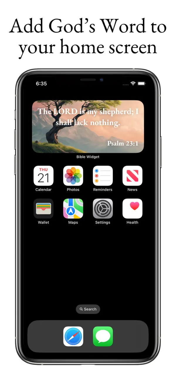#2. Bible Widget (iOS) Ved: Kawaii