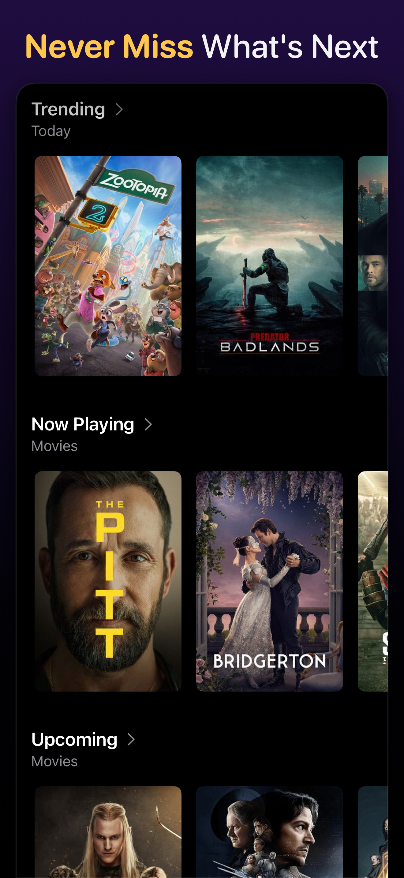 Streaming Now - TV & Movie Tra