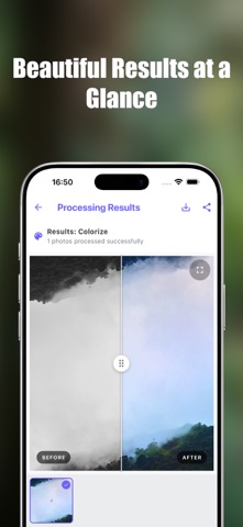 Restore AI : Old photo repair iPhone screenshot