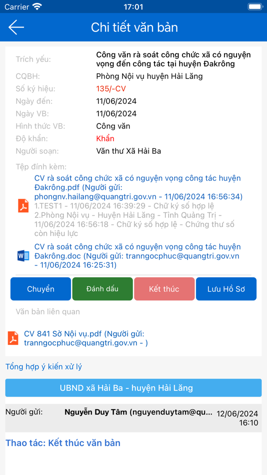 #2. HSCV Quảng Trị (iOS) 由: Vietnam Posts and Telecommunications Group