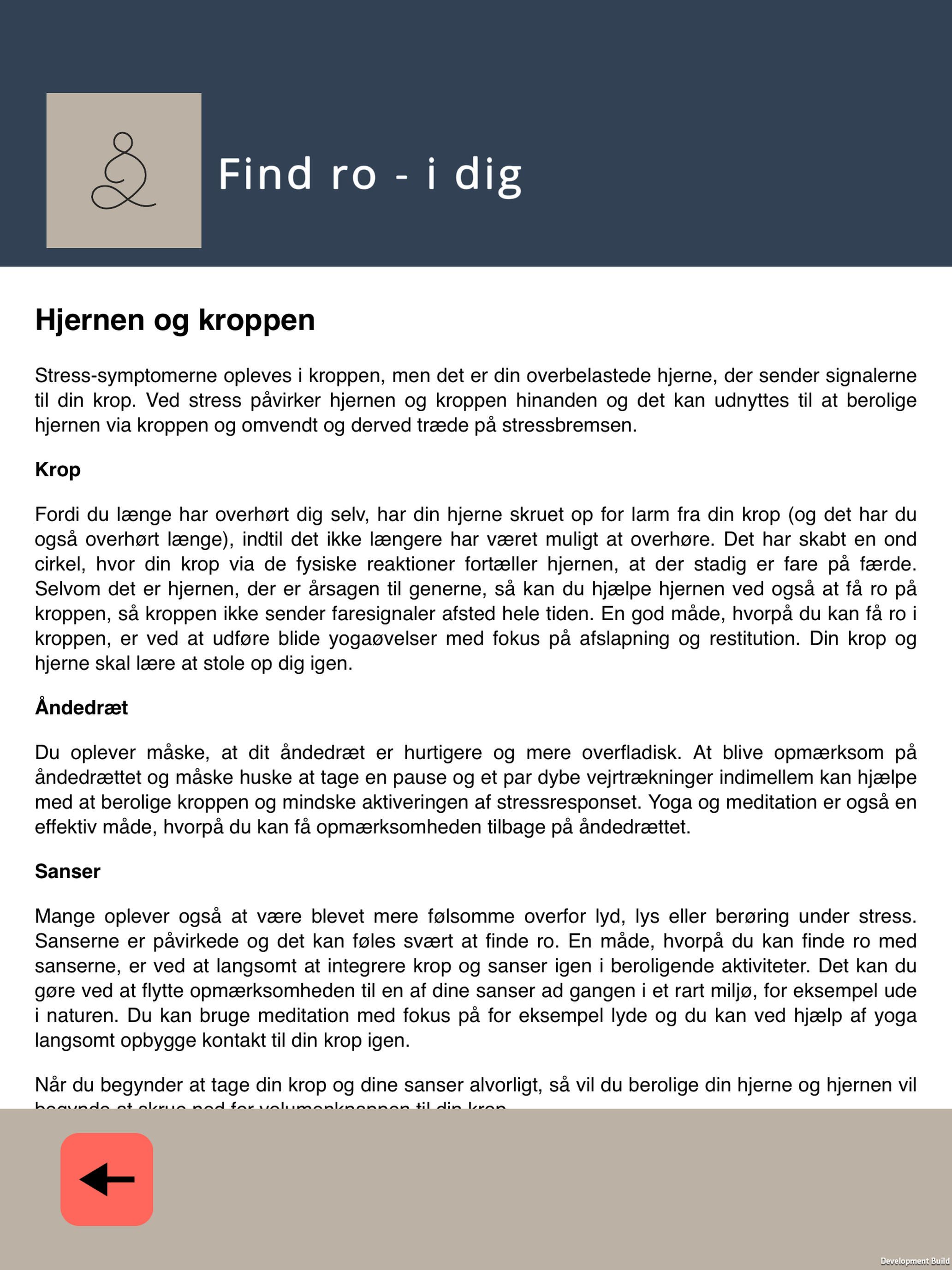 Stresslæge Meditation screenshot 17