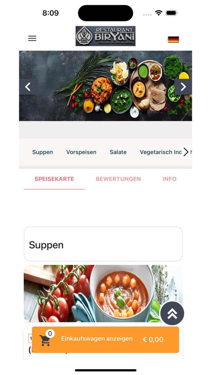 Restaurant Biryani Bielefeld