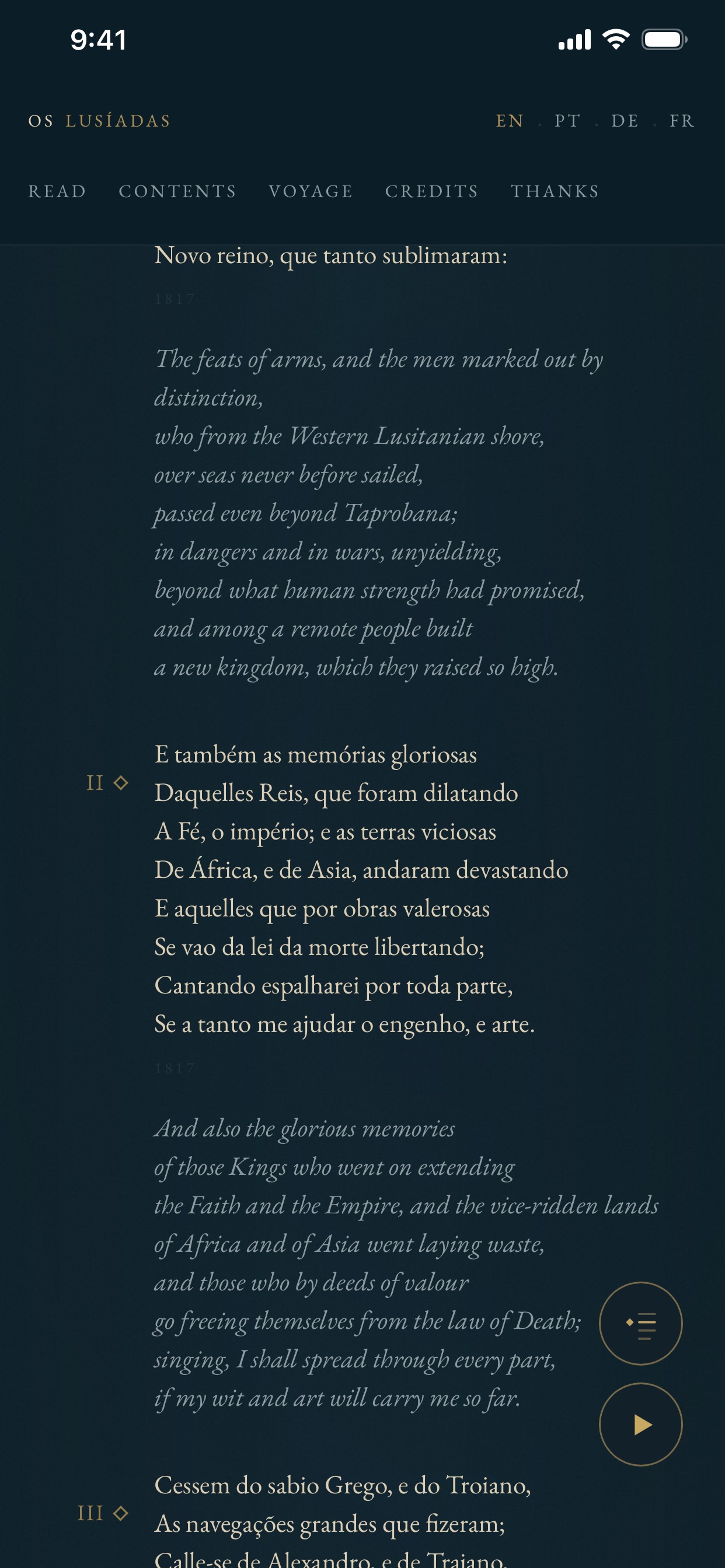 Screenshot 3 of Os Lusíadas