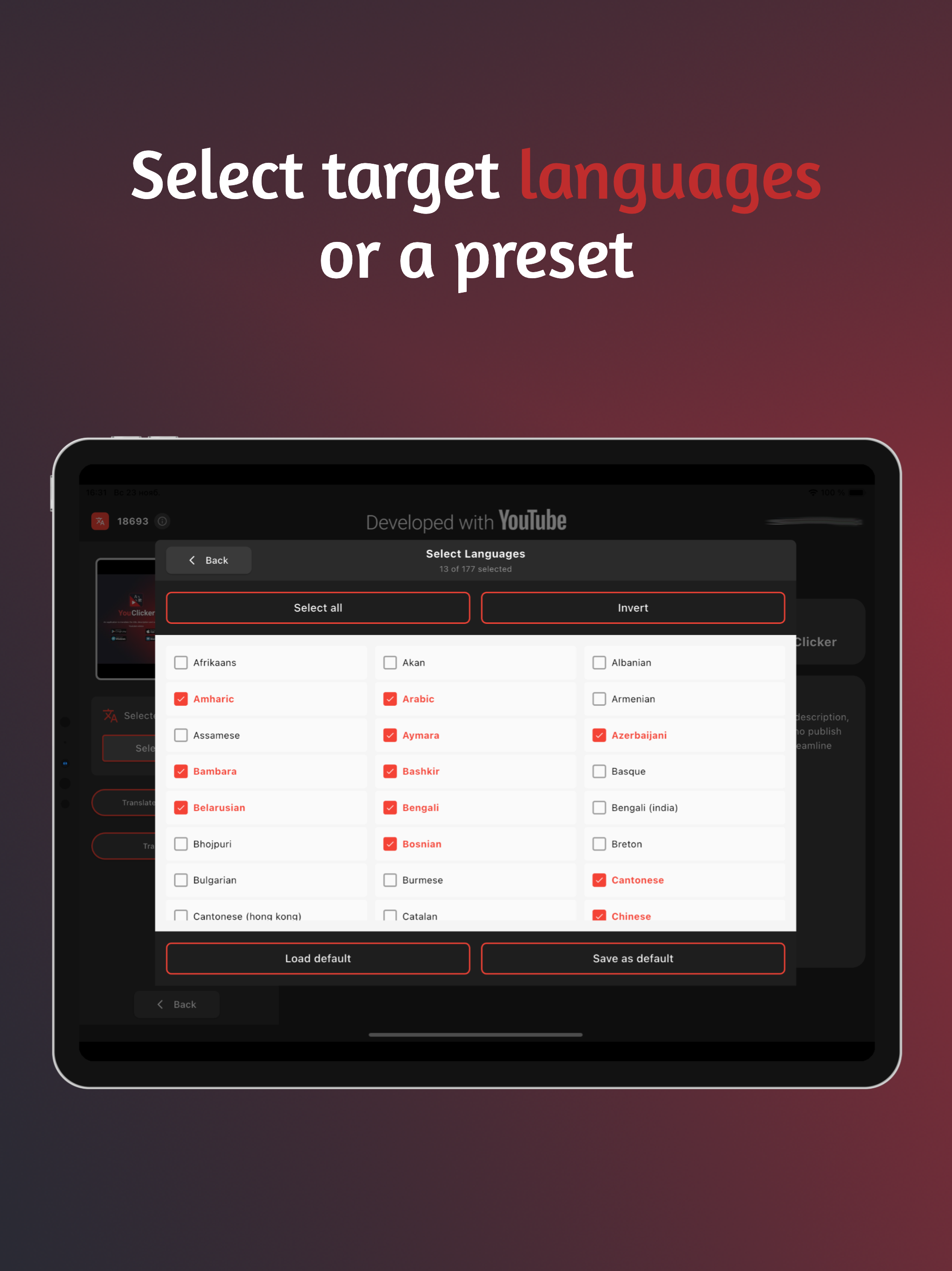 YouClicker for YouTube srt screenshot 9