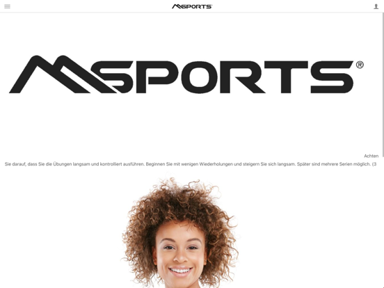 Screenshot #4 pour MSPORTS FITNESS APP