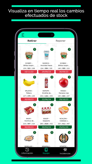 Monday Reponedores Screenshot