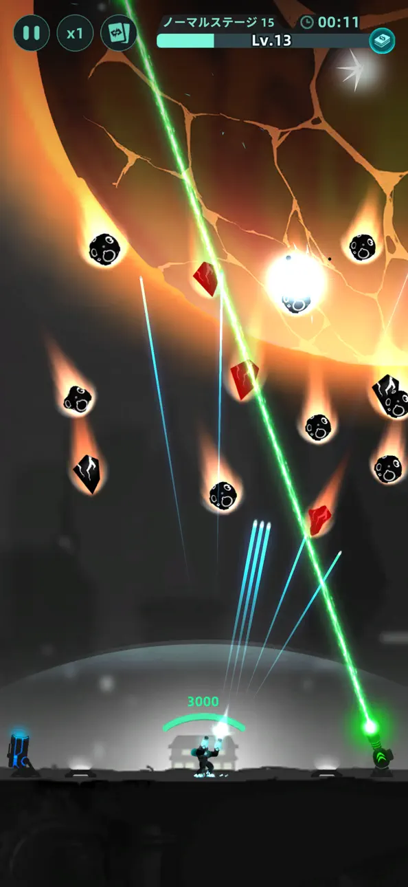 Galaxy Defense: Fortress TD iOS Mod IPA screenshot 1 - iOS game interface