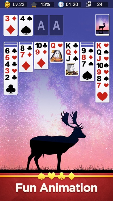 Screenshot #3 pour Solitaire classique．