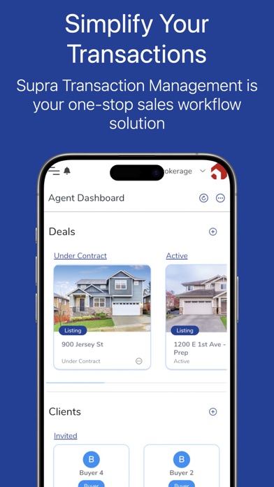 Supra Transaction Management Screenshot