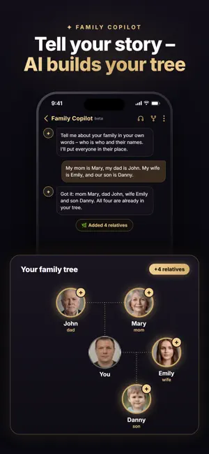 Roots AI: Family Tree screenshot 1
